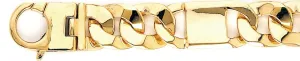 15mm Tigers Eye Link Bracelet