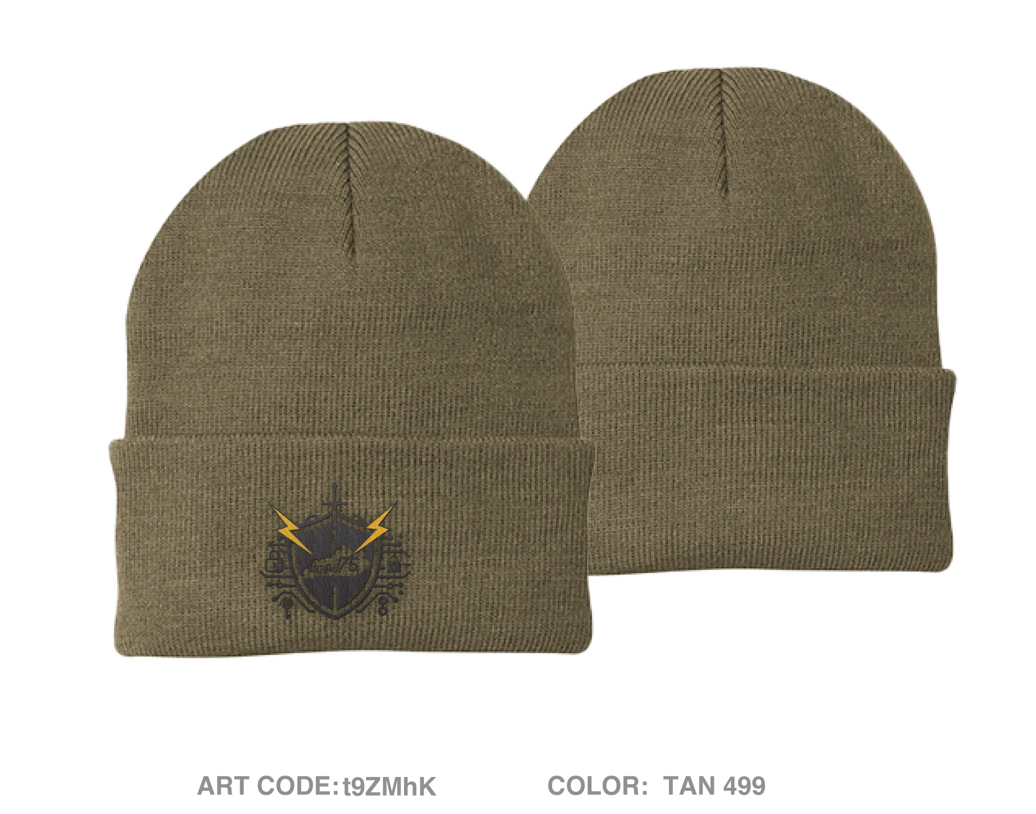 175th CPT Embroidered Knit Beanie - t9ZMhK