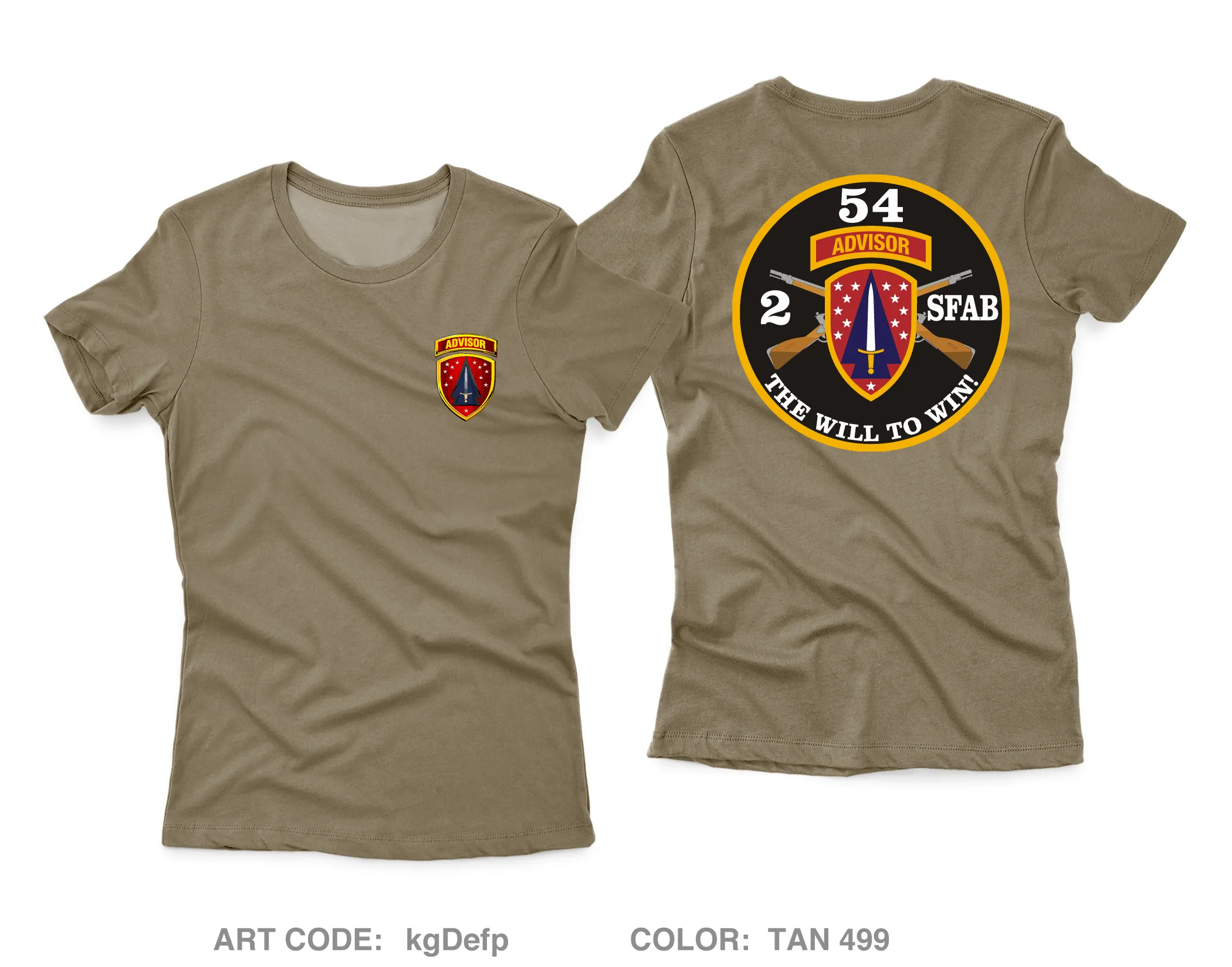 2-54 SFAB Fundarising Collection Core Women's SS Performance Tee - kgDefp