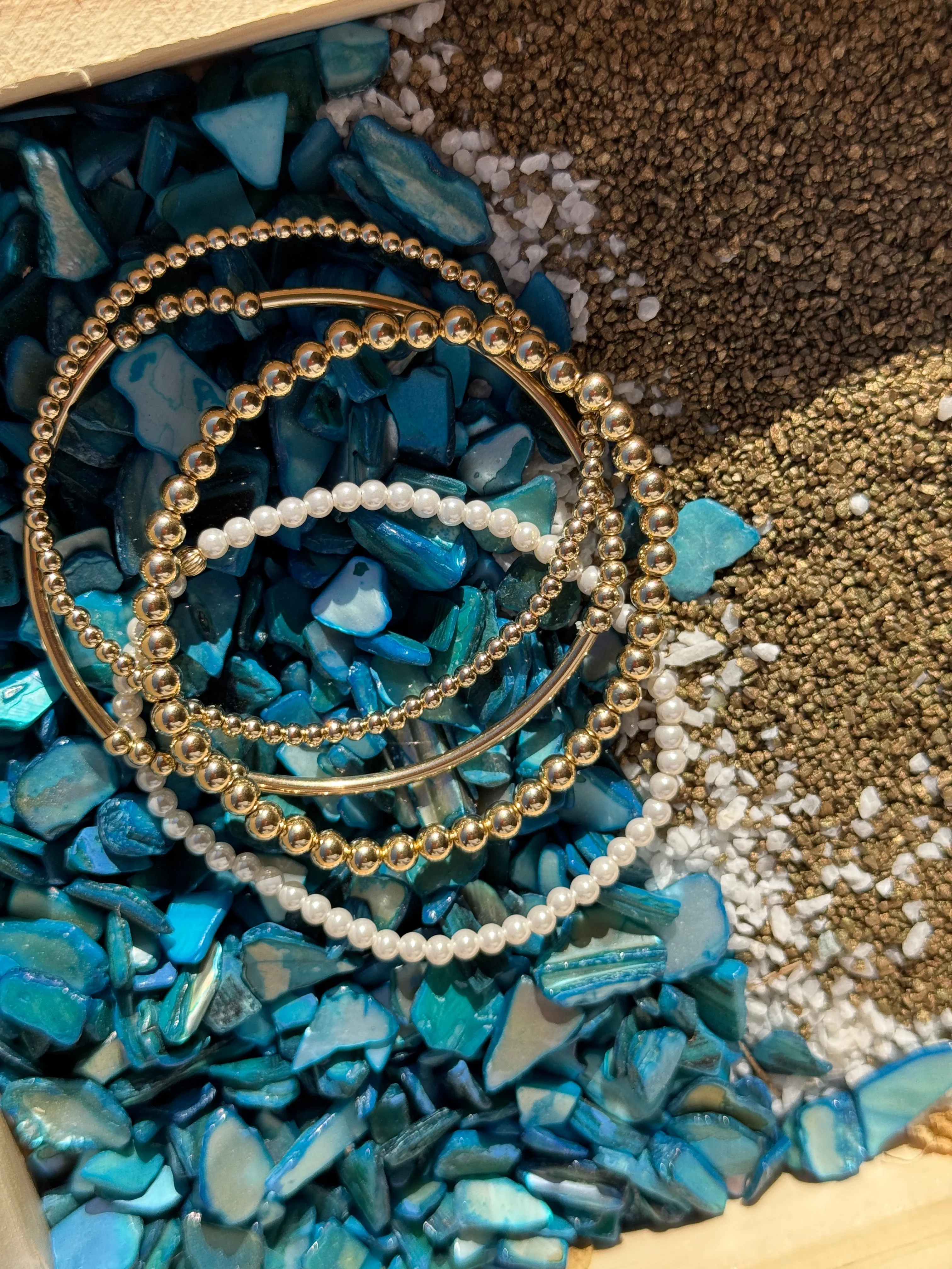 2.5mm Gold Bead Bracelet - 14k Gold Filled