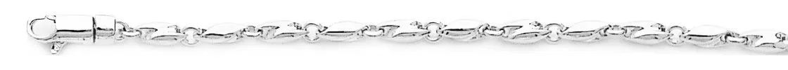2.8mm Elipse Link Bracelet