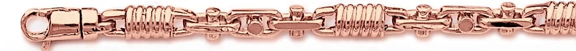 5.6mm Corkscrew Bullet Chain Necklace