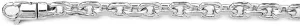 5.6mm Flat Elongated Rolo Link Bracelet