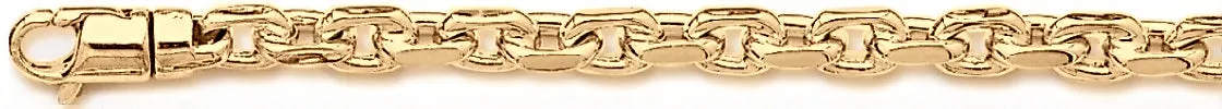 5.6mm Flat Elongated Rolo Link Bracelet