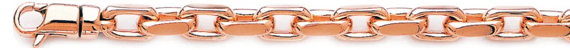 6.2mm Flat Elongated Rolo Chain Necklace
