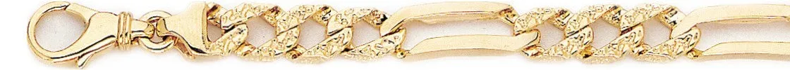 6.6mm Nugget Curb Link Bracelet