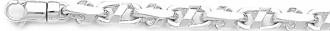 6.7mm Slanted Cross Link Bracelet