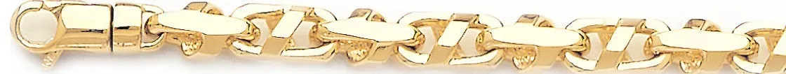 6.7mm Slanted Cross Link Bracelet