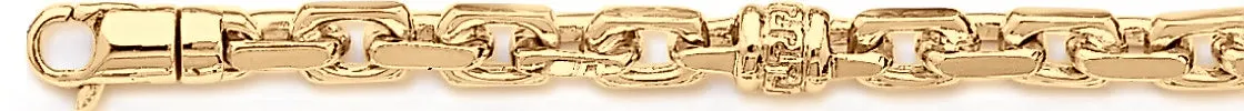 6.9mm Greek Scroll I Link Bracelet