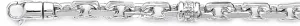 6.9mm Greek Scroll I Link Bracelet