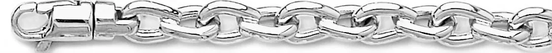8.5mm Semi Rolo Chain Necklace