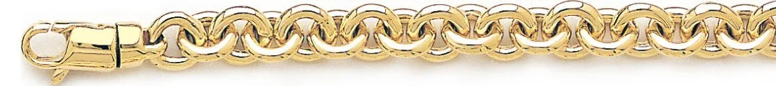 8mm Traditional Rolo Link Bracelet