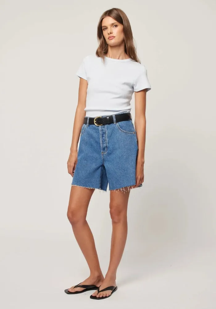 90s Relaxed Short - River Blue