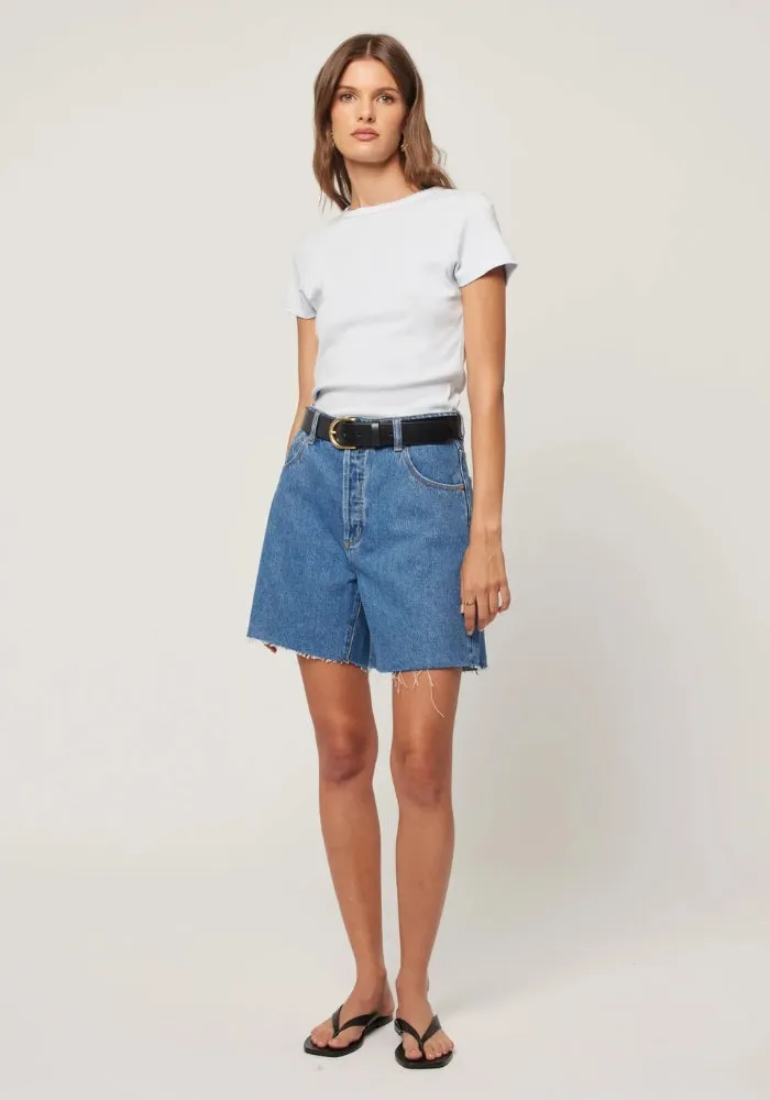 90s Relaxed Short - River Blue