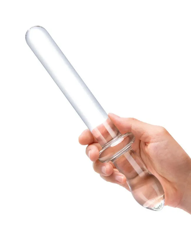 9.25 Inch Classic Smooth Dual-Ended  - Clear