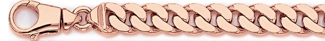 9.6mm Flat Curb Link Bracelet