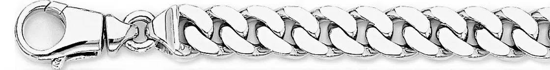 9.6mm Flat Curb Link Bracelet