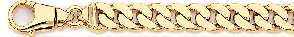 9.6mm Flat Curb Link Bracelet