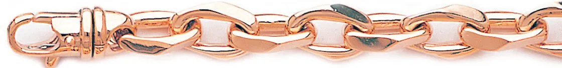 9.8mm Semi Rolo Link Bracelet