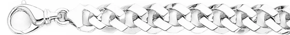 9.9mm Flat-Top Curb Link Bracelet