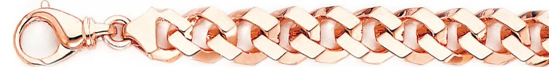 9.9mm Flat-Top Curb Link Bracelet