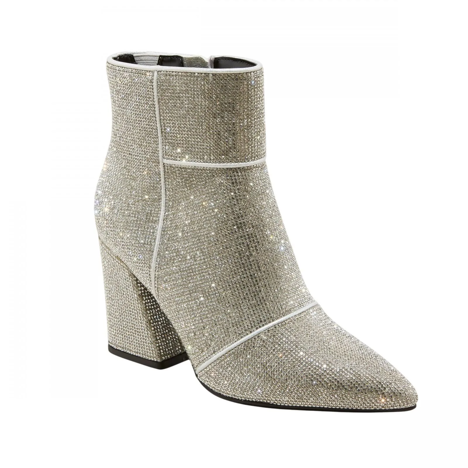A New Day Womens Cailin Ankle Boots 90511490 Silver Gray 8M