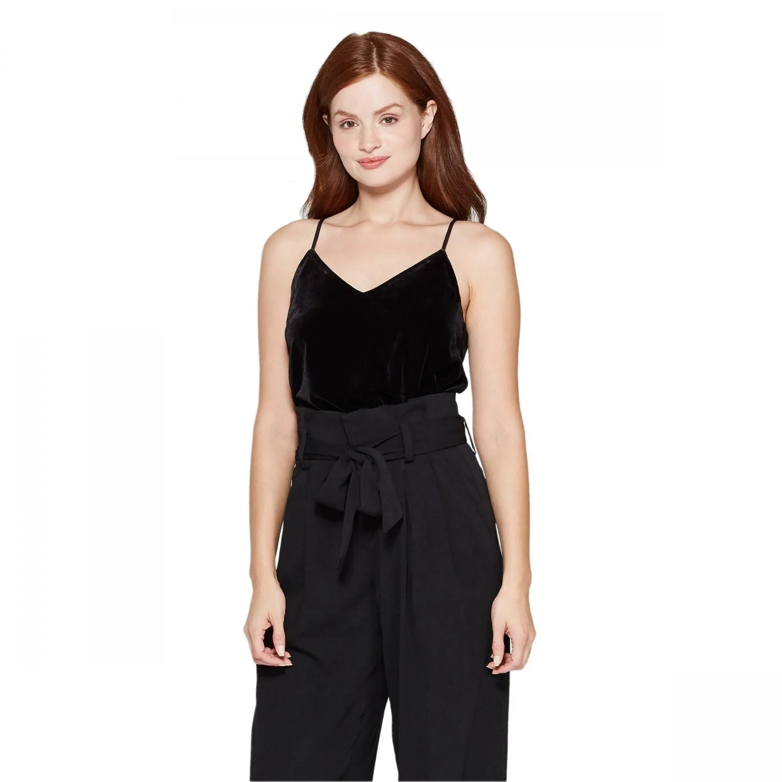 A New Day Women's Velvet Spaghetti Strap Tank Top