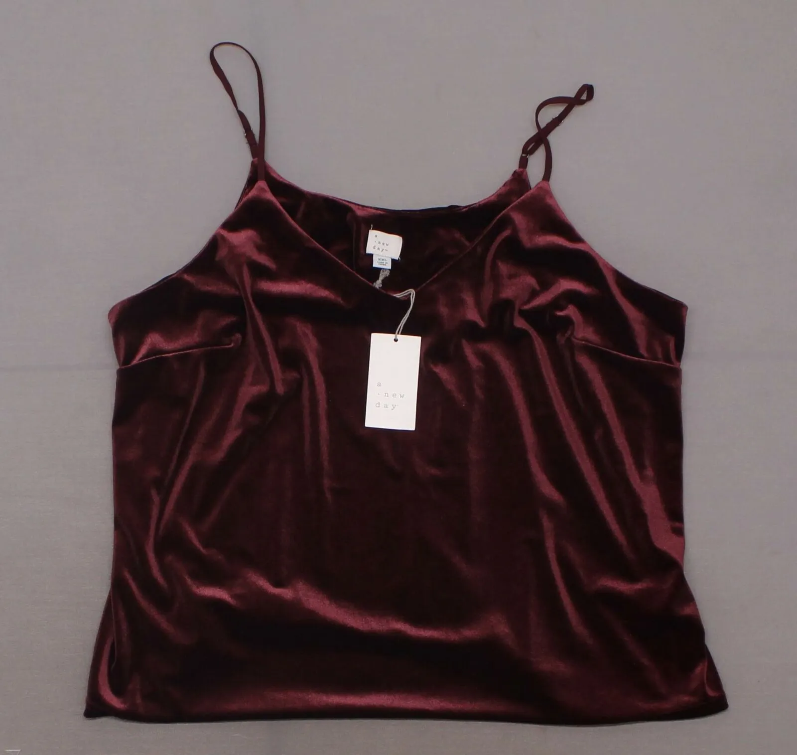 A New Day Women's Velvet Spaghetti Strap Tank Top