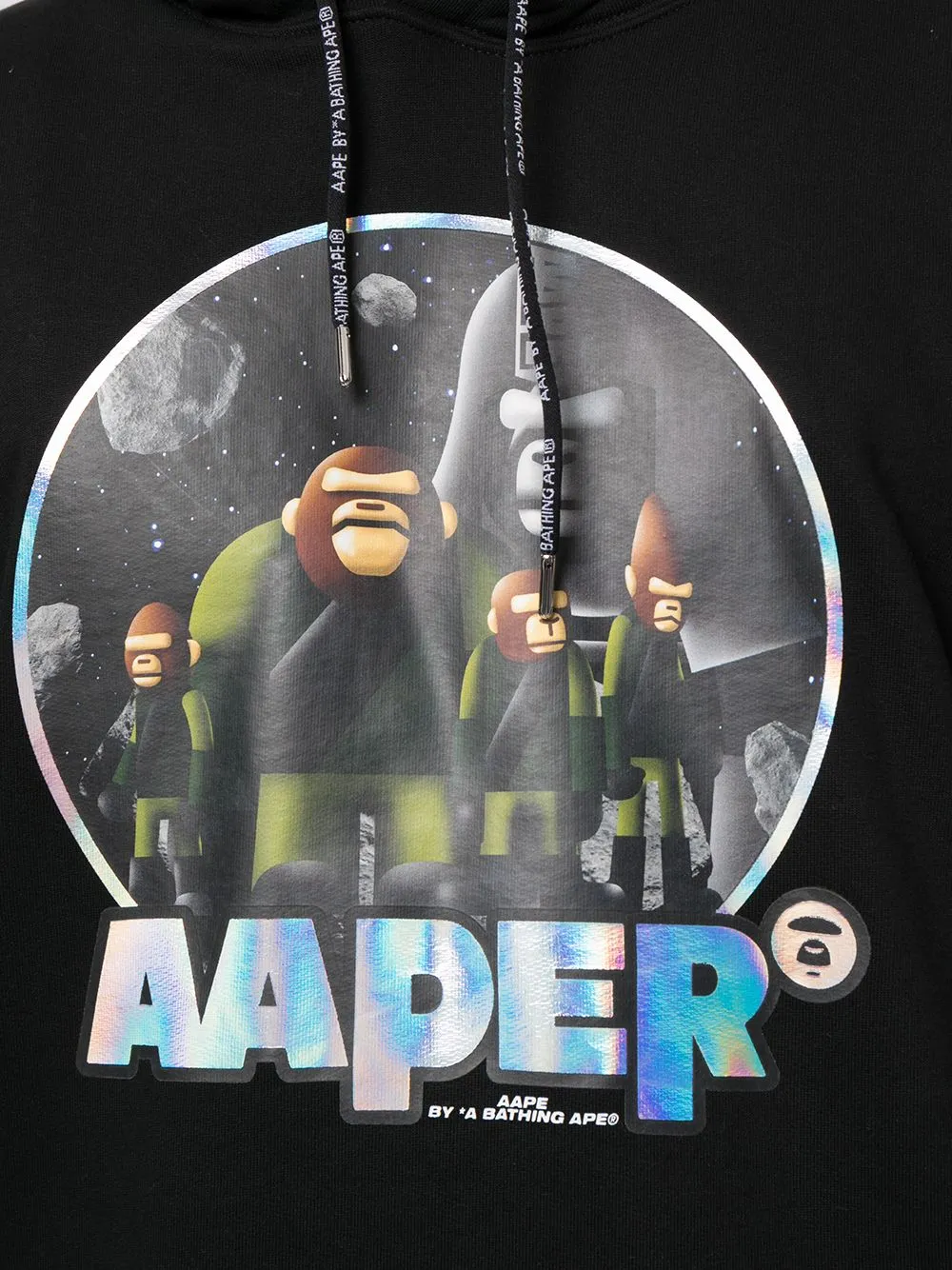 AAPE BY *A BATHING APE® AAPER print hoodie