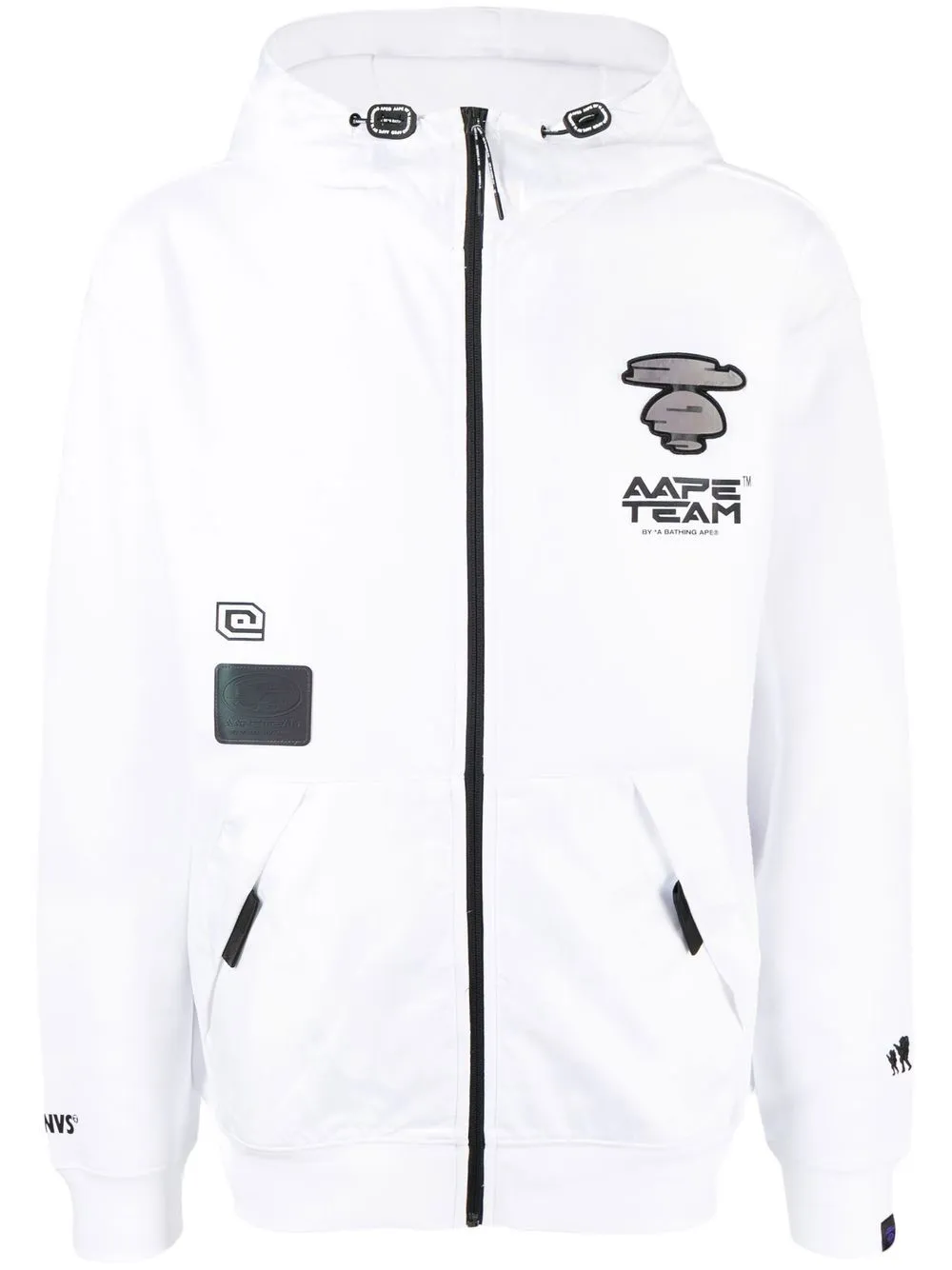 AAPE BY *A BATHING APE® graphic text-print hoodie