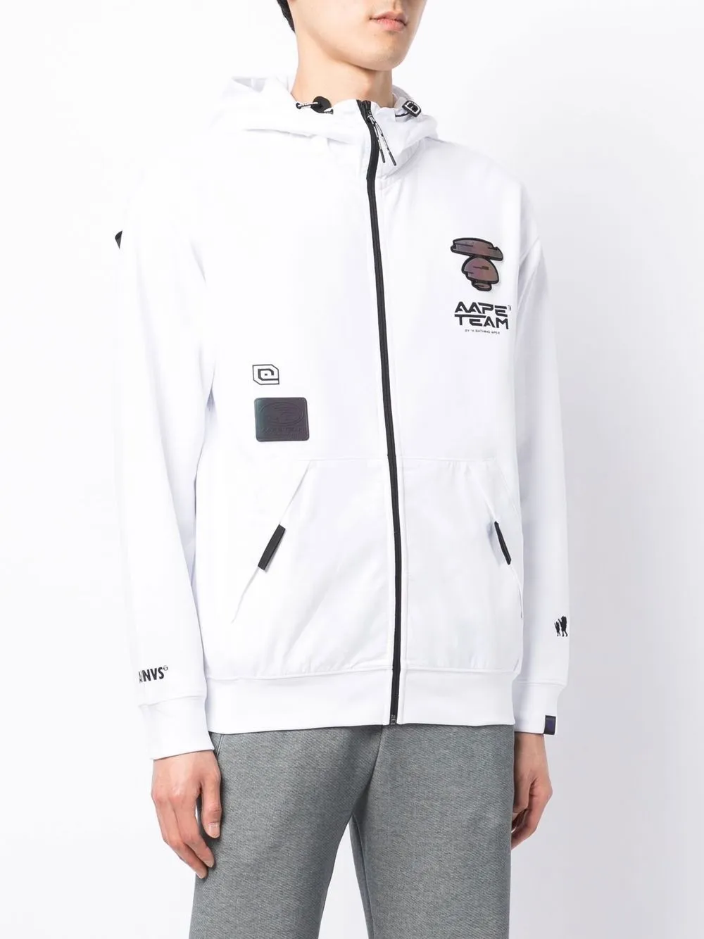 AAPE BY *A BATHING APE® graphic text-print hoodie