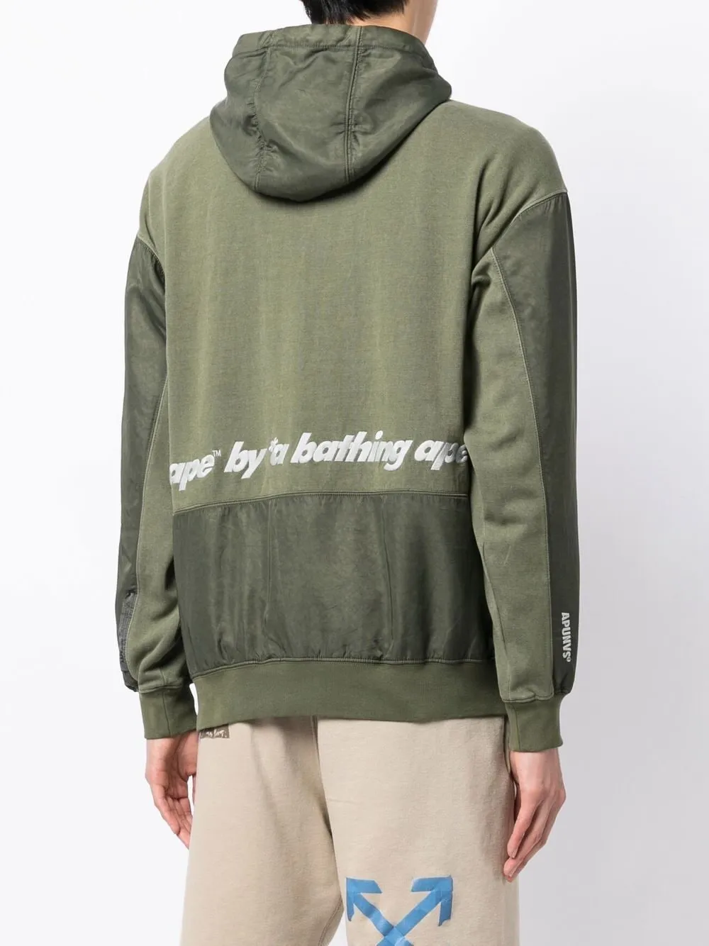 AAPE BY *A BATHING APE® half-zip logo hoodie