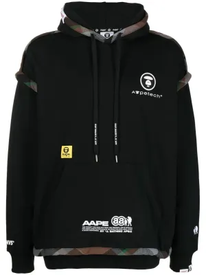 AAPE BY *A BATHING APE® logo-print pullover hoodie