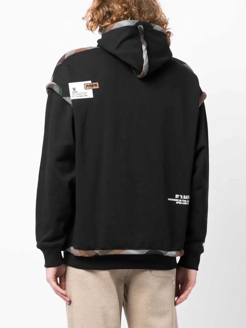 AAPE BY *A BATHING APE® logo-print pullover hoodie