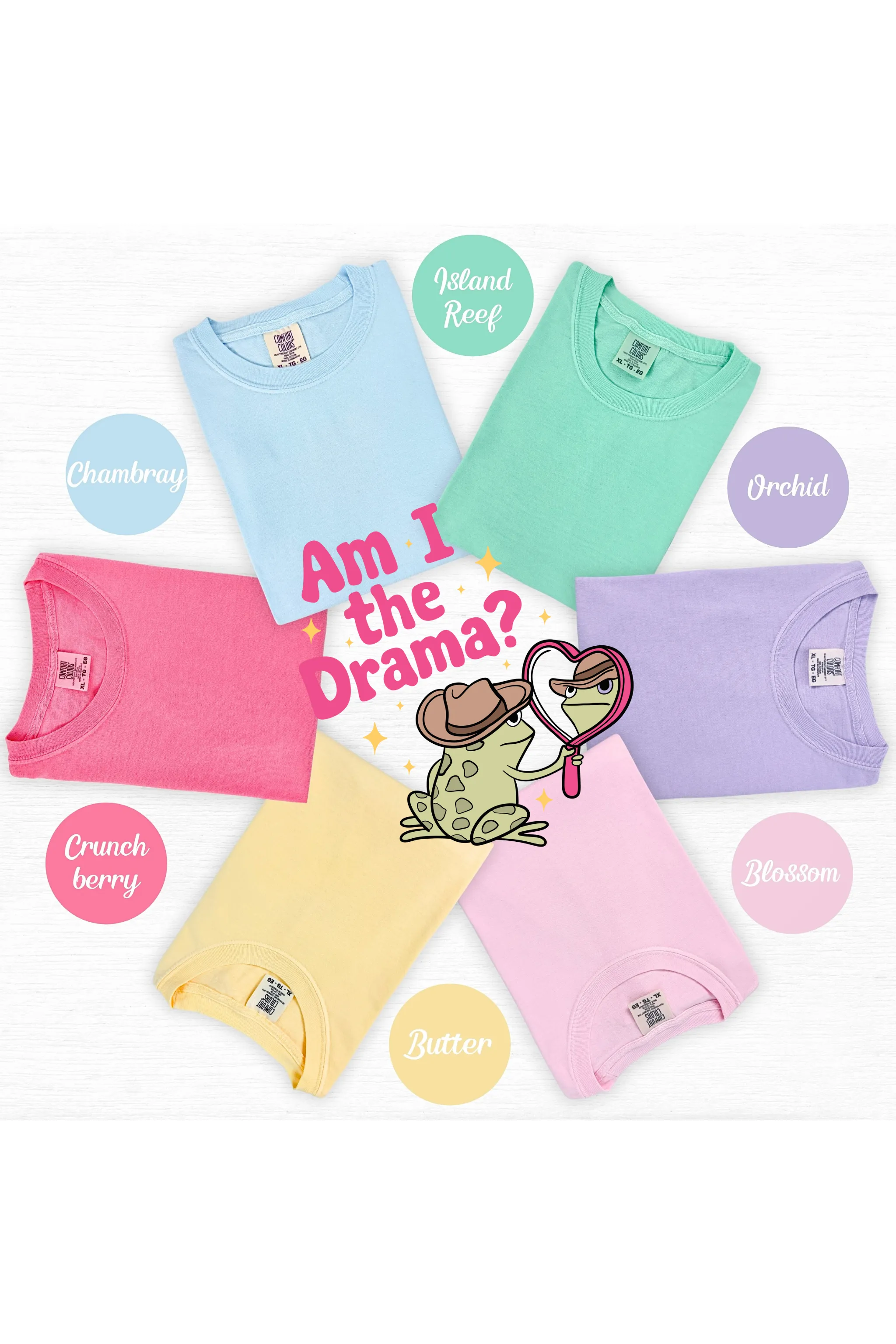 Am I the Drama Tee Comfort Colors T-Shirt