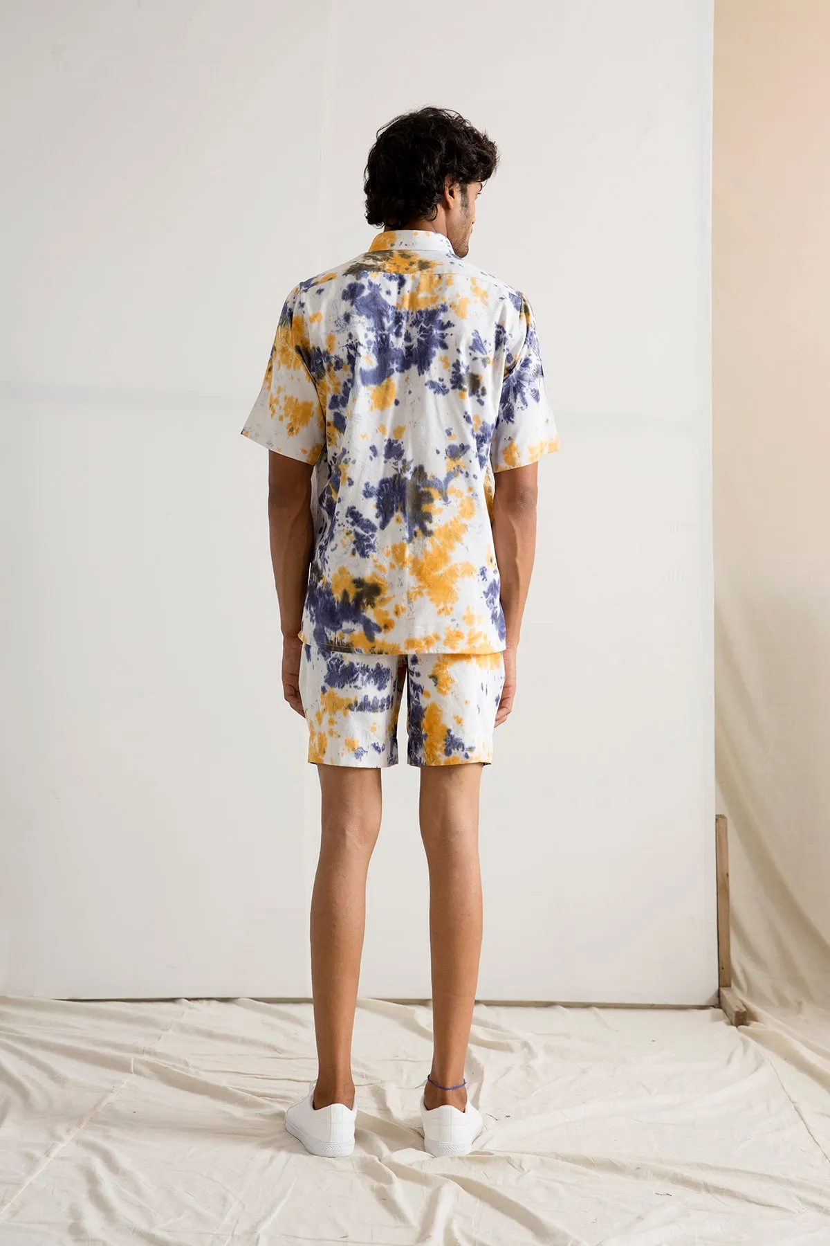 Anson - Tie & Dye Shirt with Shorts Set