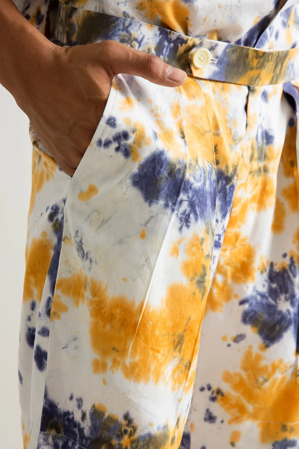 Anson - Tie & Dye Shirt with Shorts Set