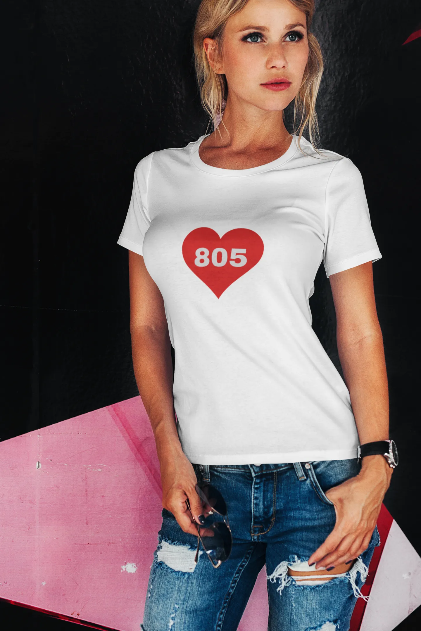 AREA CODE 206 Women's Relaxed T-Shirt