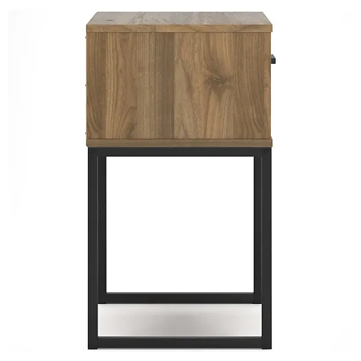 Ashley Express - Deanlow Twin Platform Panel Bed with Nightstand