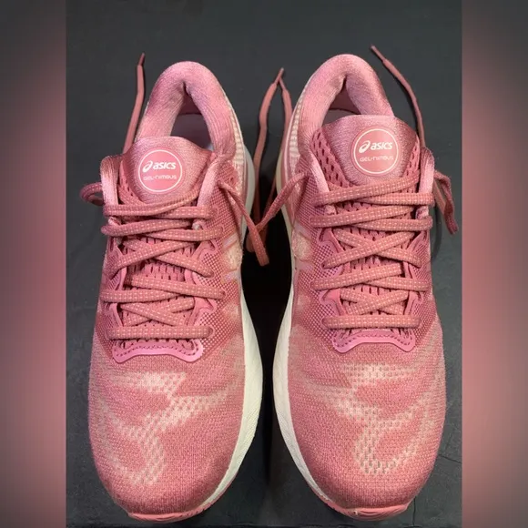 ASICS Gel Nimbus 23 Women’s Pink Running Walking Sneakers Shoe Size- 9