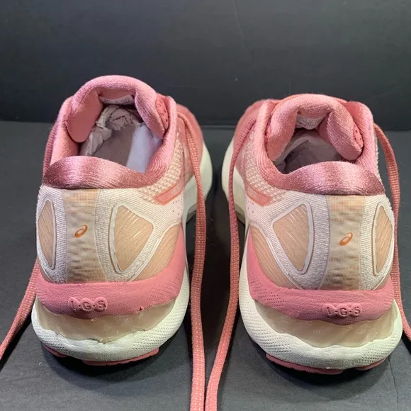 ASICS Gel Nimbus 23 Women’s Pink Running Walking Sneakers Shoe Size- 9