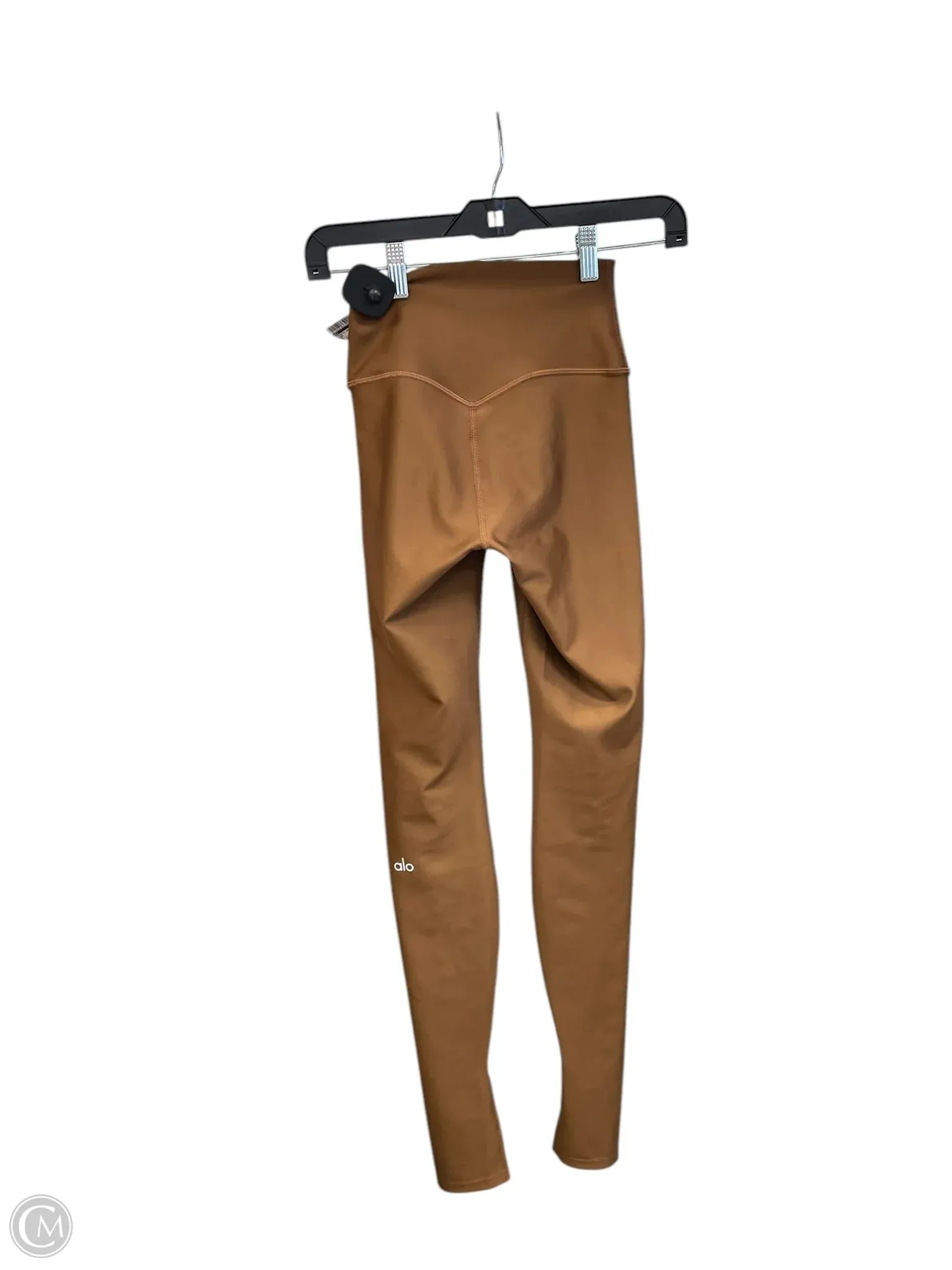 Athletic Leggings By Alo In Brown, Size: Xxs