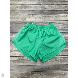 Athletic Shorts By Nike In Green, Size: S