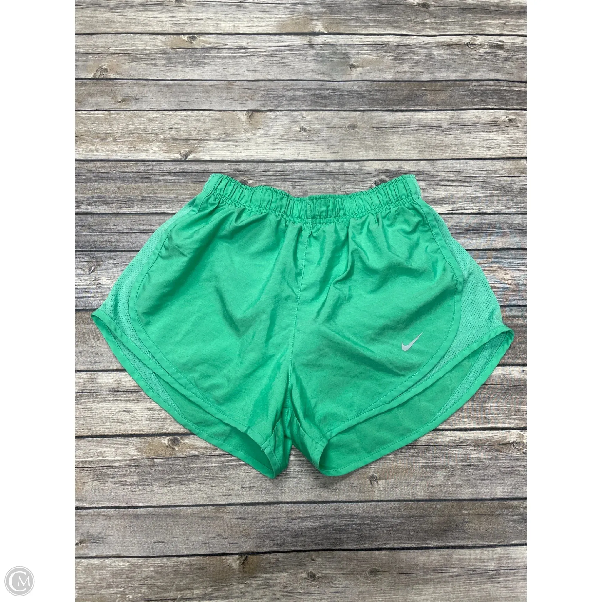 Athletic Shorts By Nike In Green, Size: S