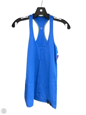 Athletic Tank Top By Lululemon In Blue, Size: M