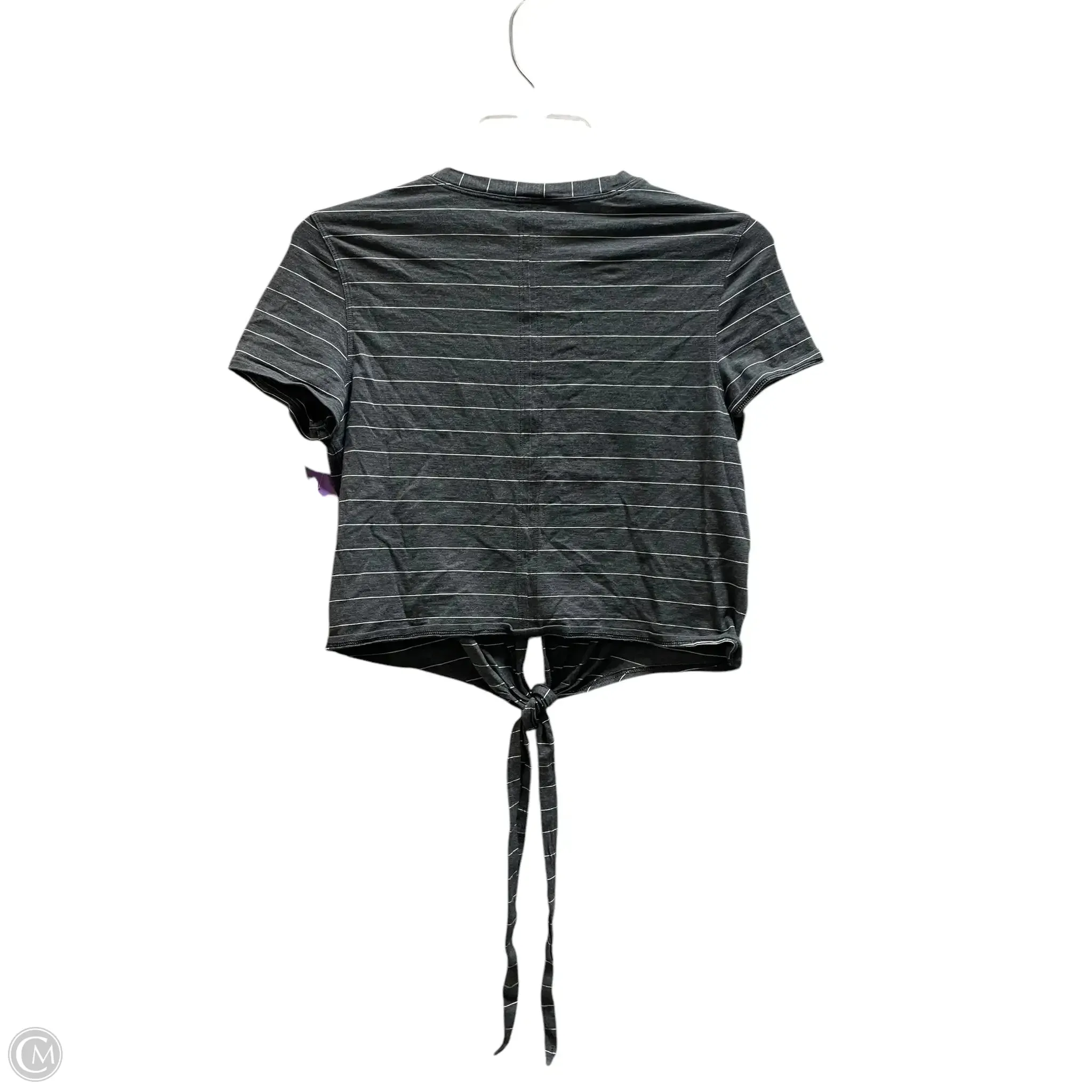 Athletic Top Short Sleeve By Clothes Mentor In Grey, Size: S