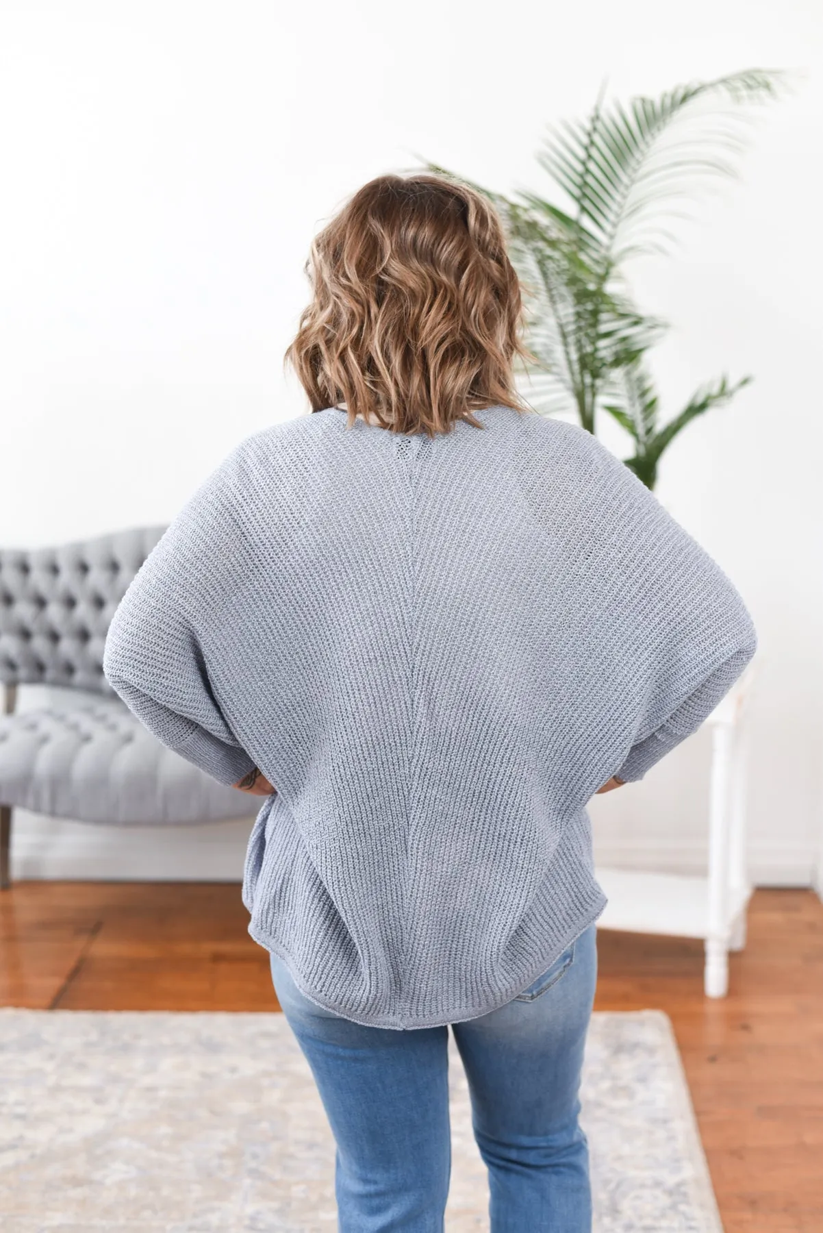 Audrey Dolman Sleeve Knit Cardigan