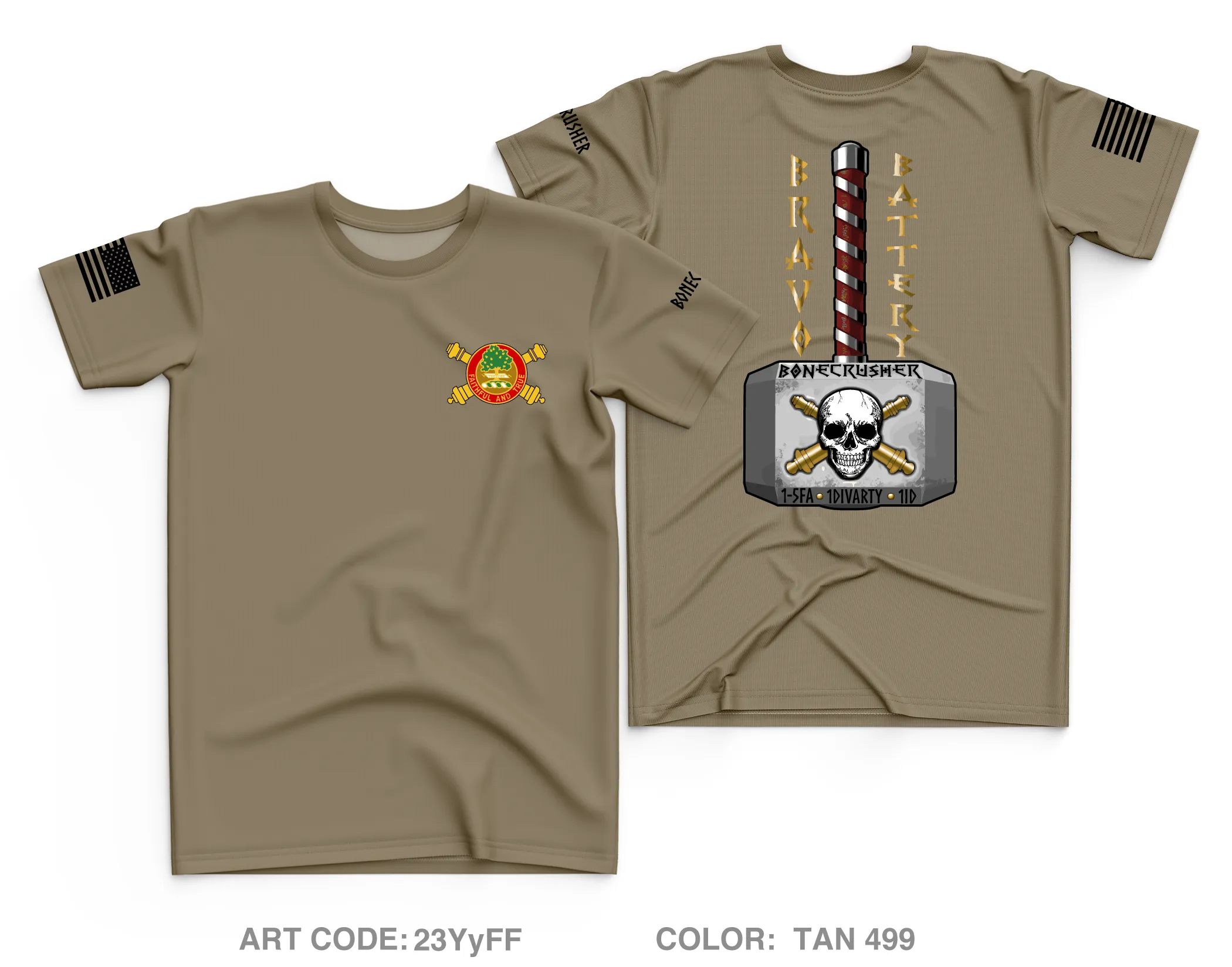 B|1-5FA, 1DIVARTY, 1ID Core Men's SS Performance Tee - 23YyFF