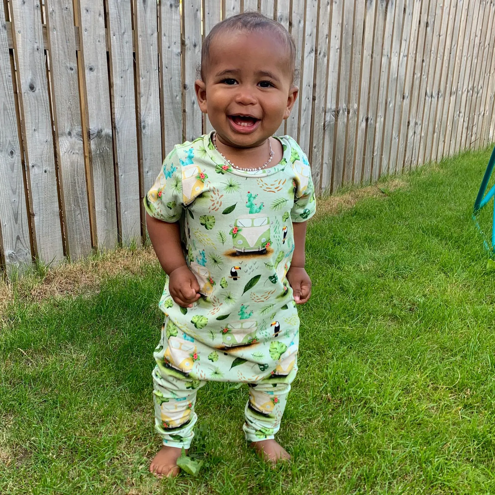 Baby Short Sleeve Pull On Romper