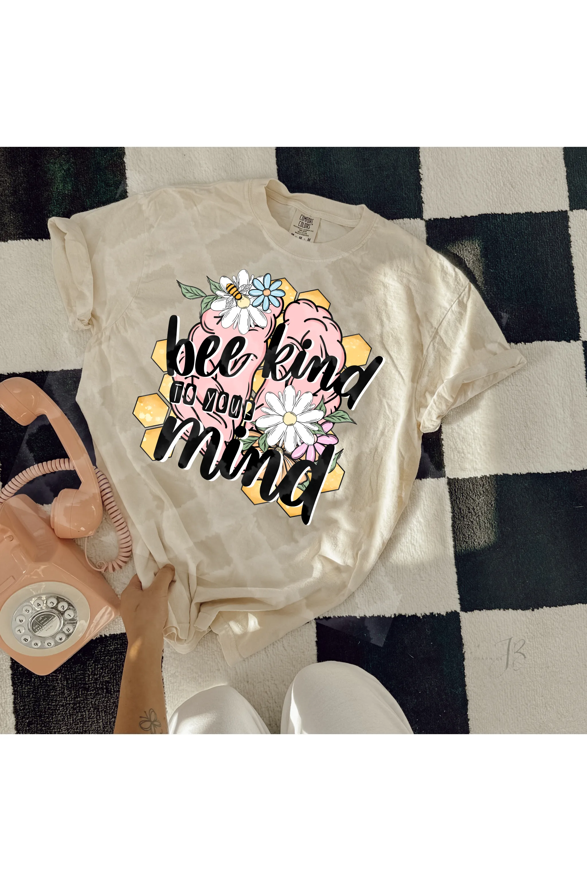 Bee Kind to your Mind Comfort Colors T-Shirt